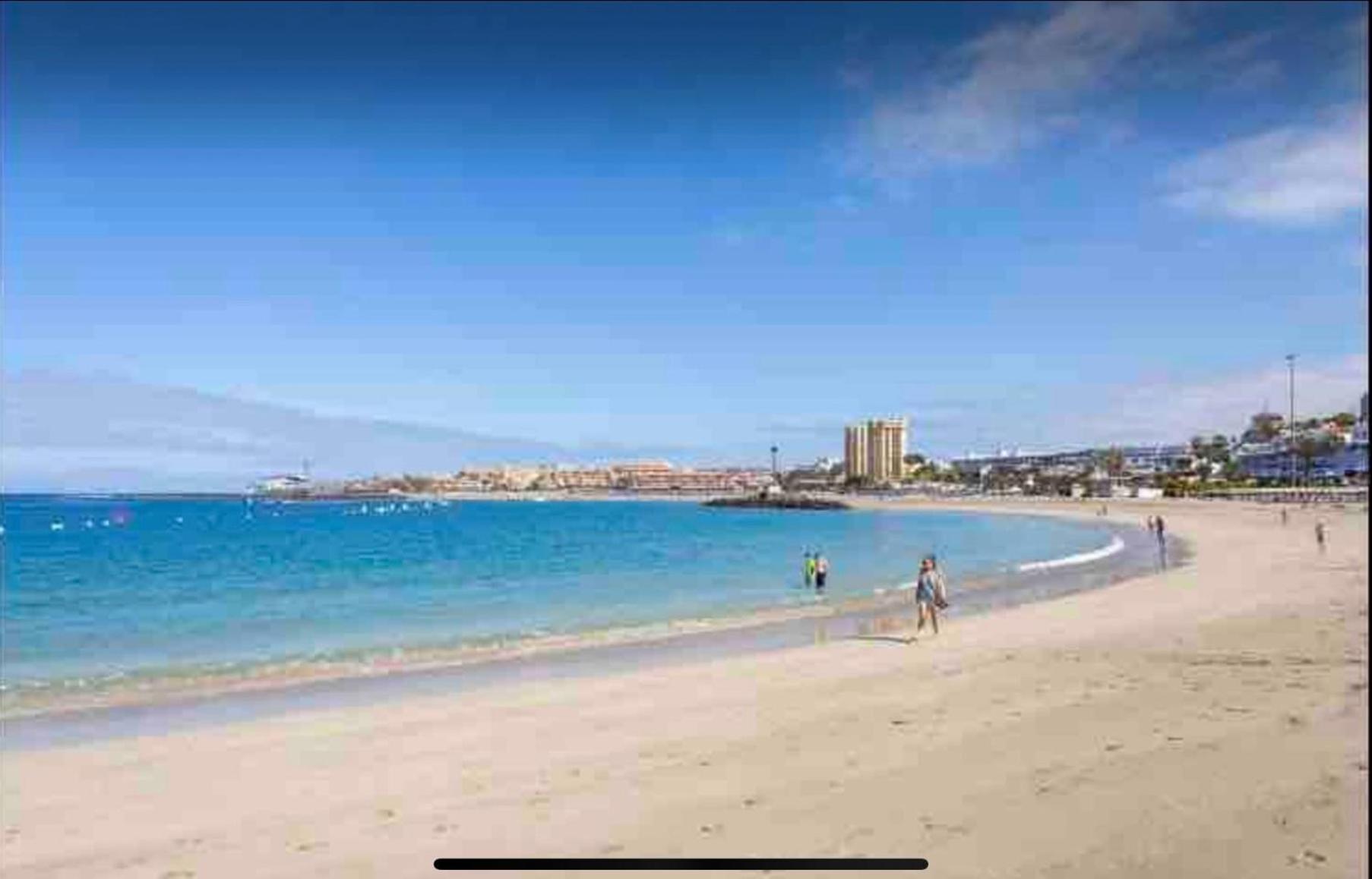 Playa De Los Cristianos Apto A 5Min De La Playa Terraza Con Vistas Al Mar Exterior photo